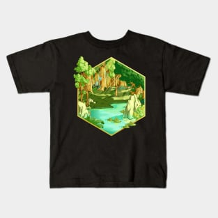 Hexagon Twilight Kids T-Shirt